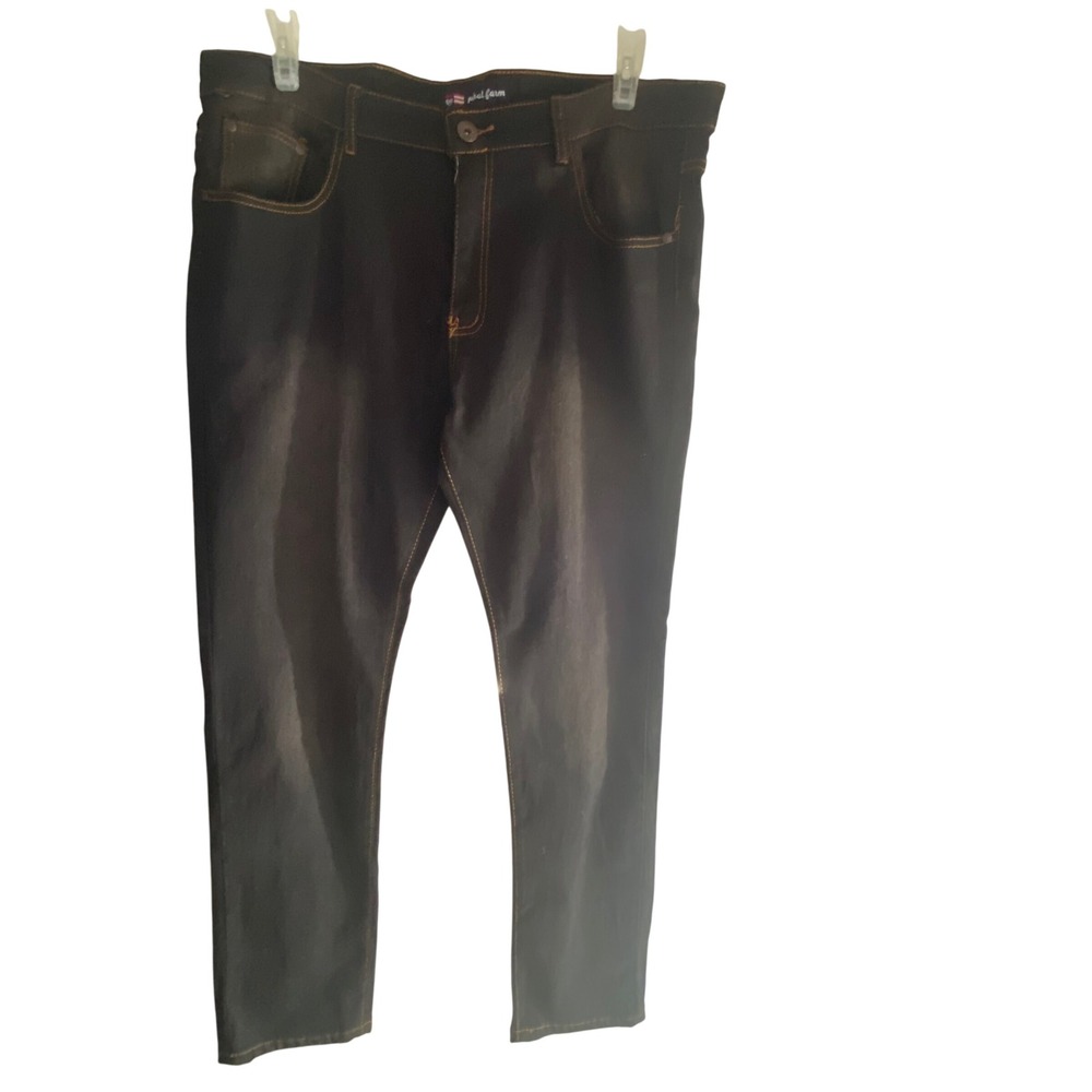 Phat Farm Mens Skinny Fit‎ Dark Wash Stretch Jeans 36W x 30L